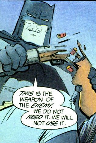 Batman non usa pistole thumbnail