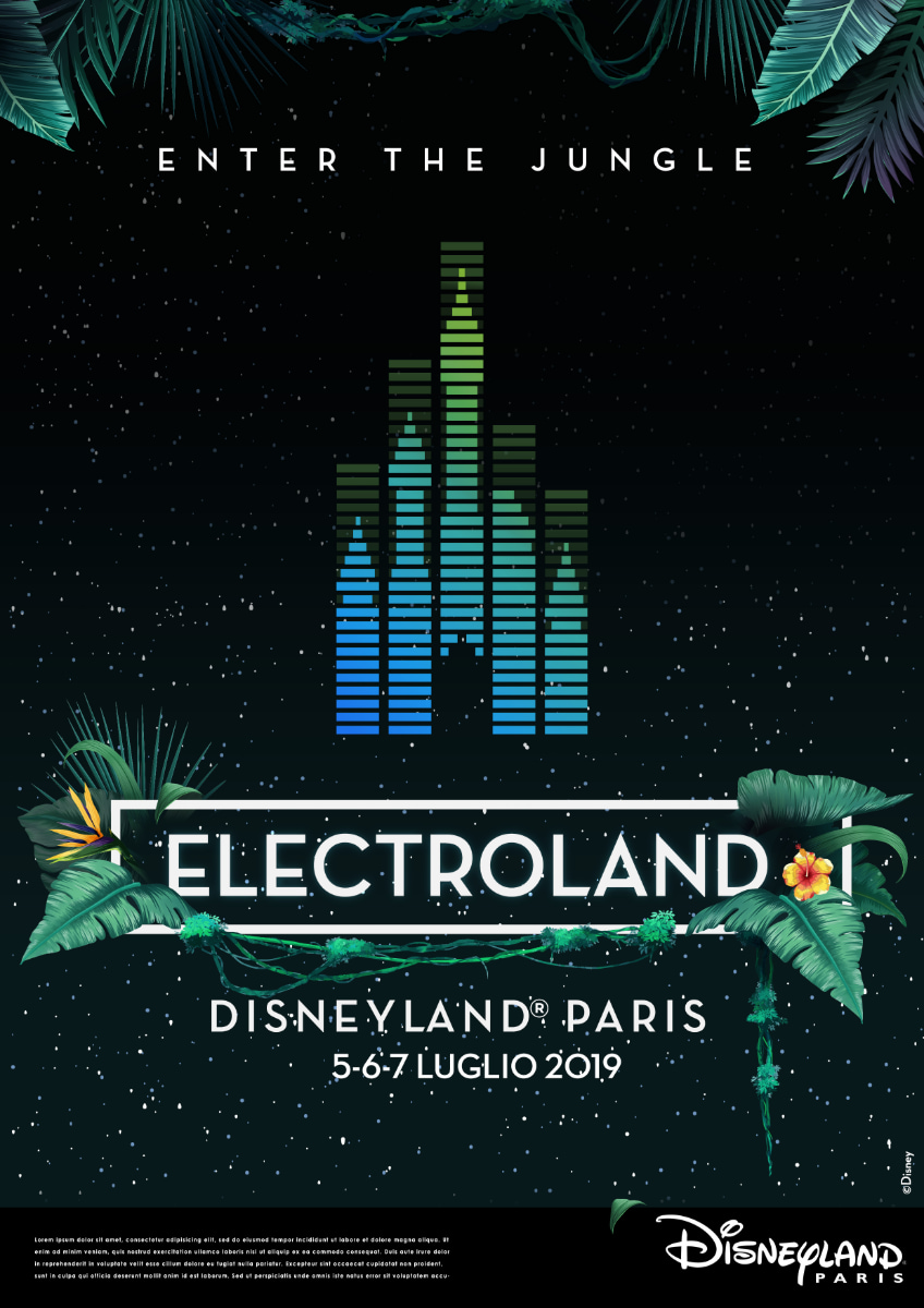 Electroland disneyland paris poster