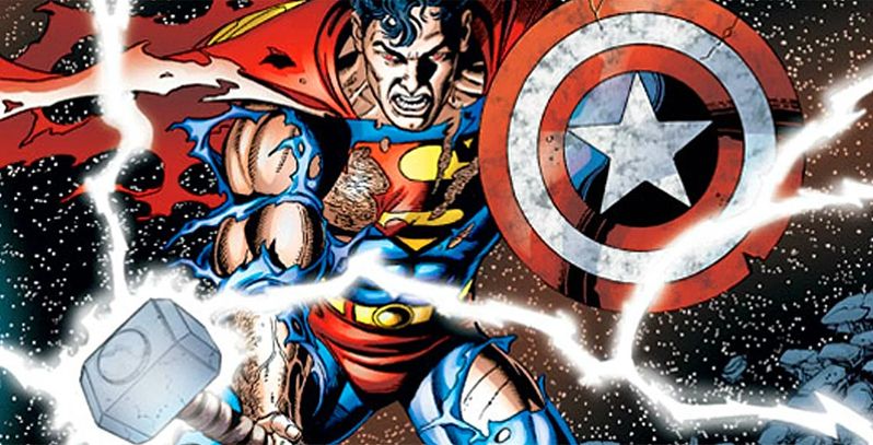 Superman e Wonder Woman nei fumetti Marvel... Con Mjolnir? thumbnail