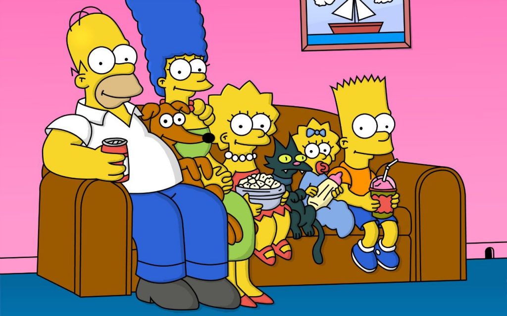Simpson divano serie tv lunghe