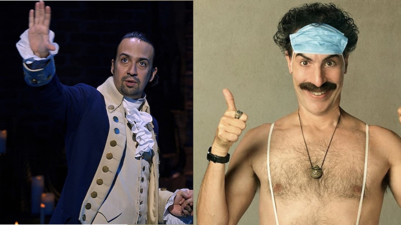 Hamilton e Borat 2 sono i film in streaming di maggior successo del 2020 thumbnail