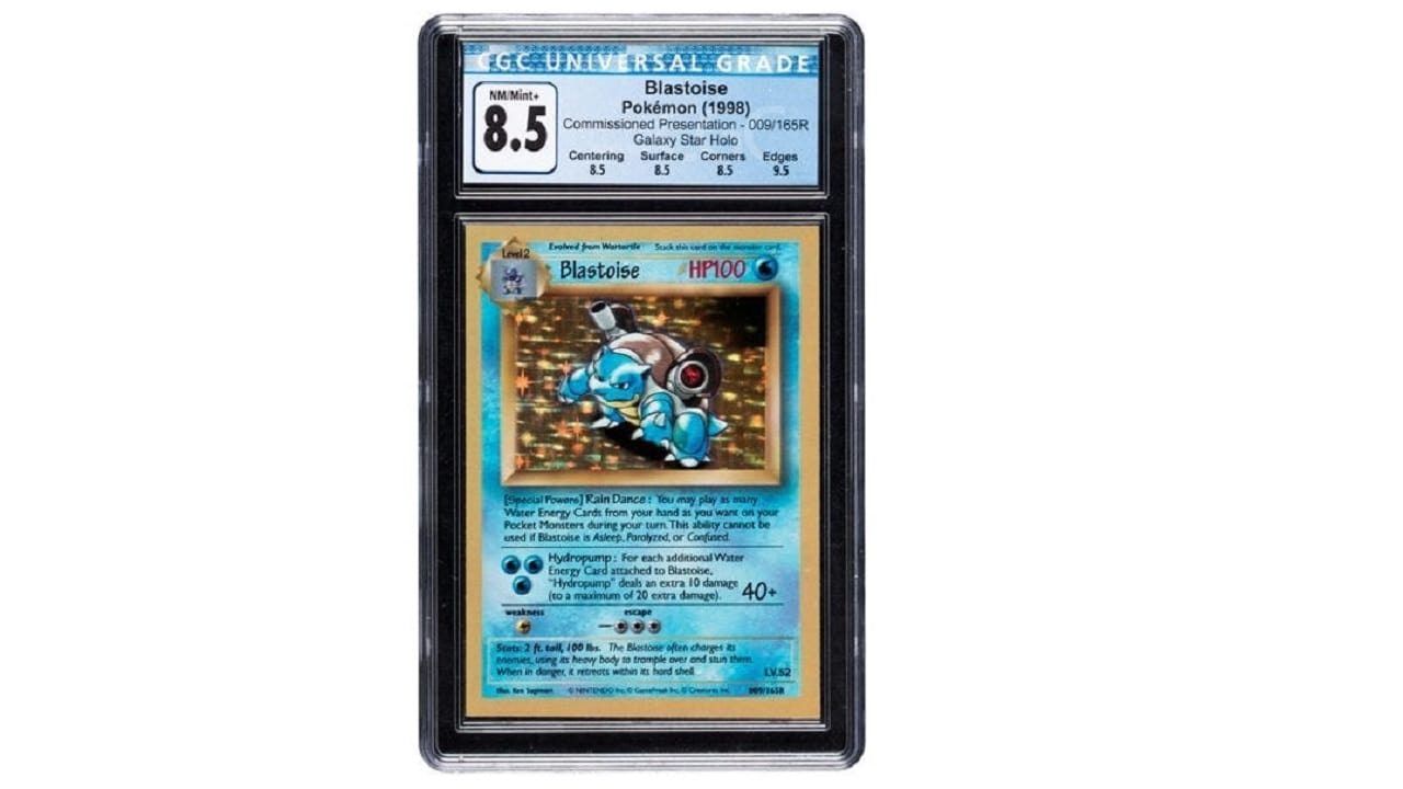 Una carta Pokémon di Blastoise venduta per 360.000 dollari thumbnail