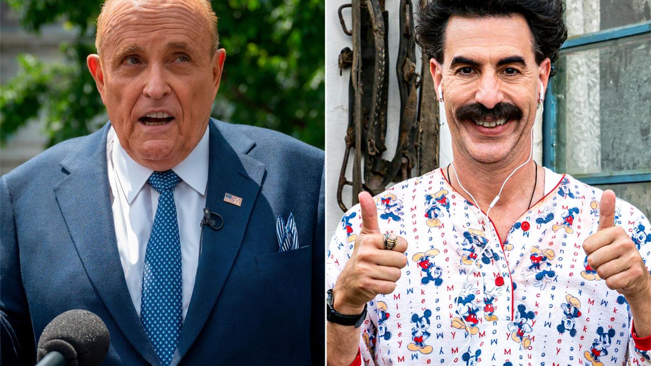 Sacha Baron Cohen svela alcuni aneddoti sulla scena di Rudy Giuliani thumbnail