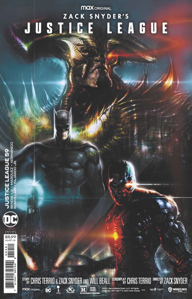 Batman Snyder Cut Variant Cover Justice League 59