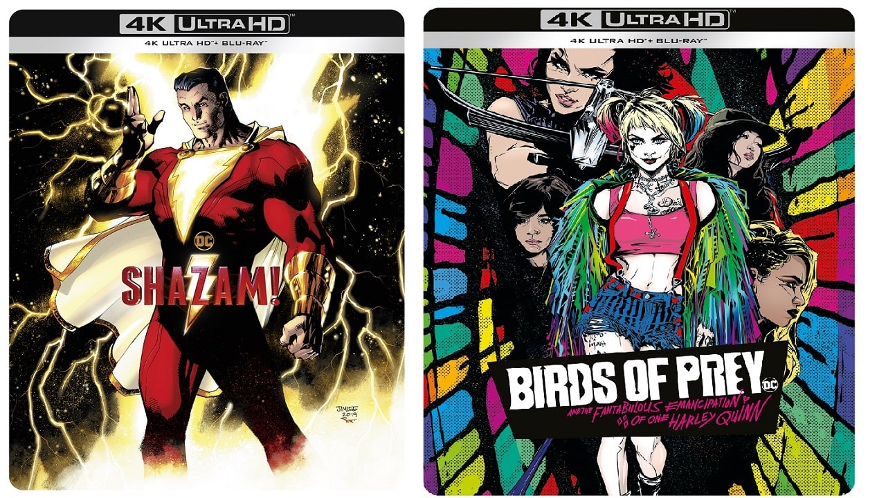 Shazam! e Birds of Prey tornano in 4K UHD e Comic Art Steelbook thumbnail