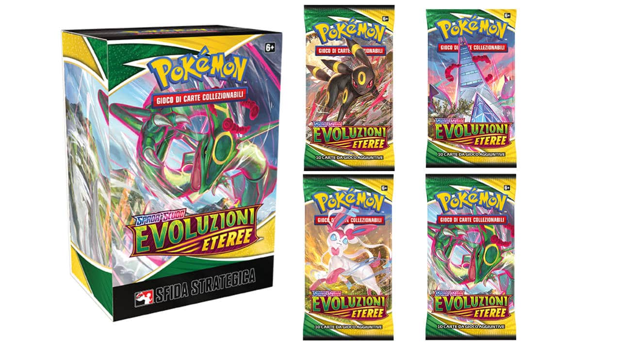 Carte Collezionabili Pokémon: annunciata la nuova espansione Spada e Scudo - Evoluzioni Eteree thumbnail