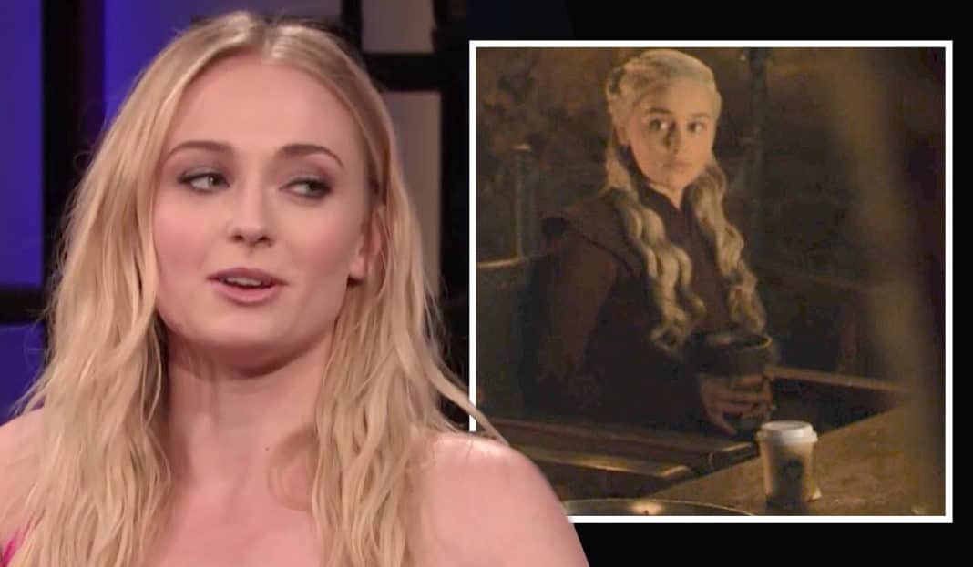Sophie Turner: "La tazza lasciata sul set di Game of Thrones 8? Era di Kit Harington!" thumbnail