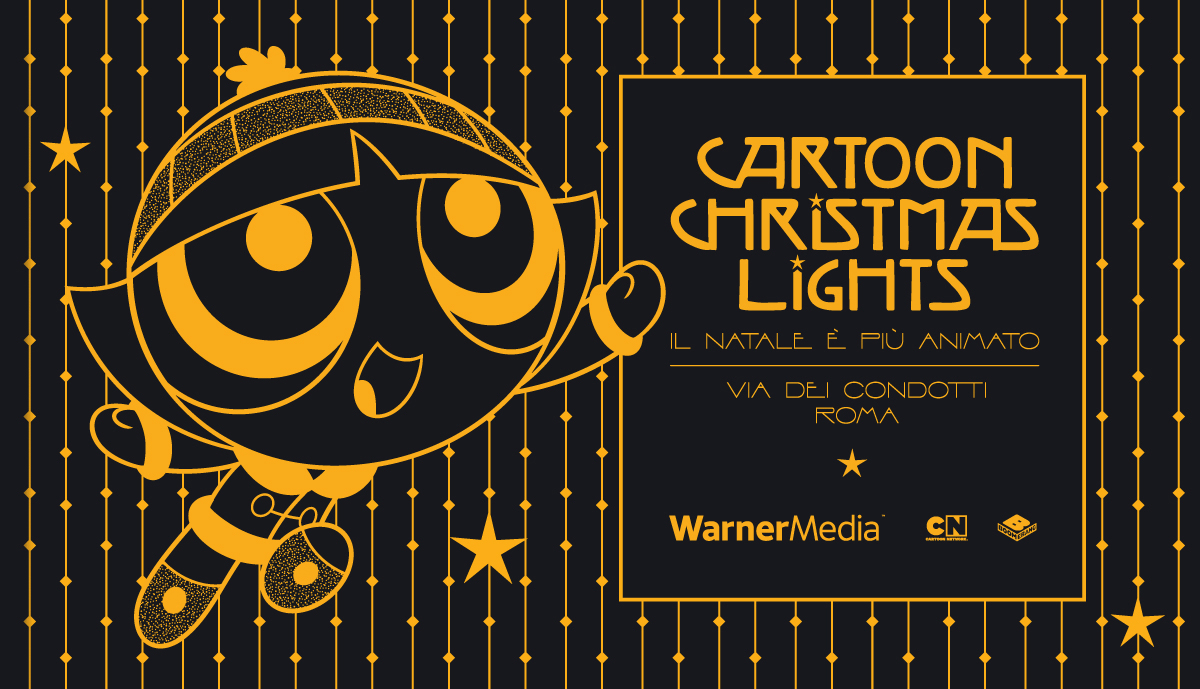 Cartoon Christmas Lights, a Roma le illuminazioni con I personaggi dei cartoni thumbnail