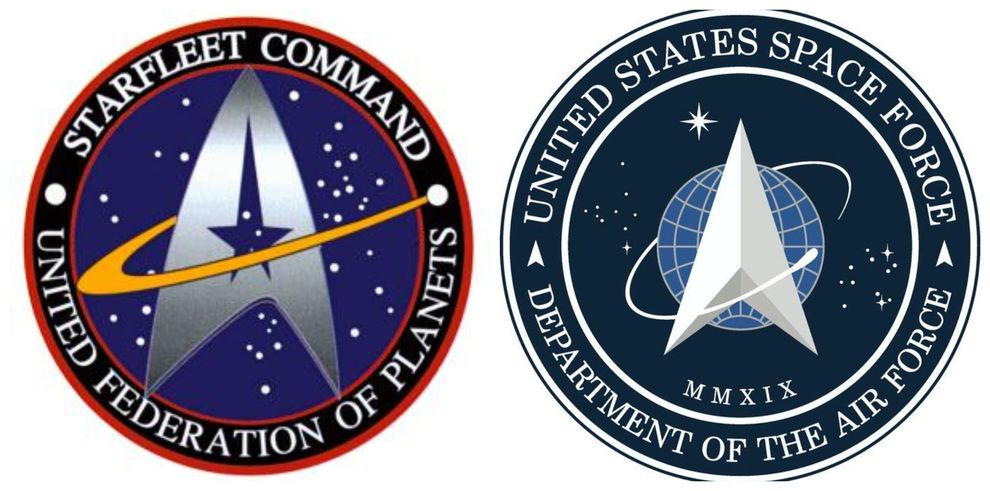Strana somiglianza fra il logo della Space Force americana e quello di Star Trek! thumbnail